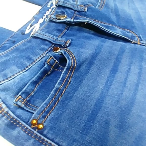 Seven 7 High Rise Skinny Jeans Skin Fit De… - Picture 6 of 9